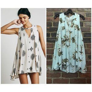 FREE PEOPLE tunic mini choker style dress size x-small